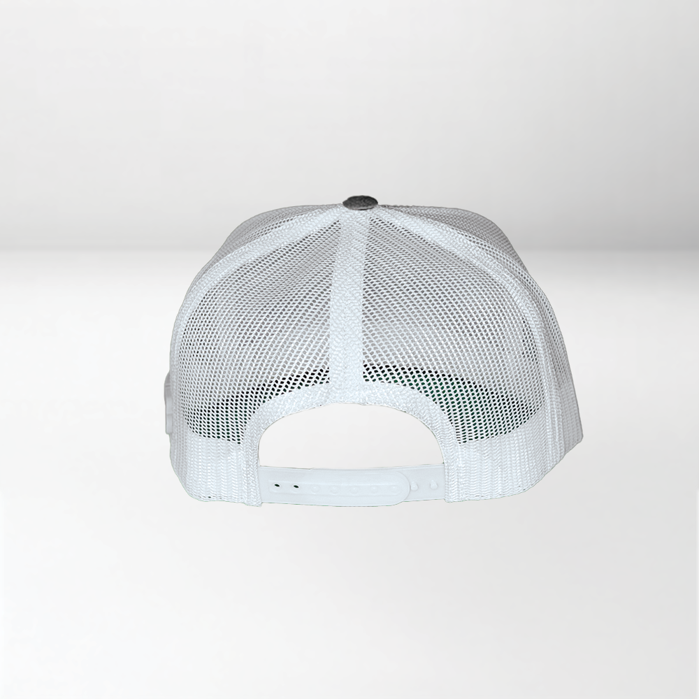 Meticulous Metalworx Yupoong Classic Trucker Cap Grey/White