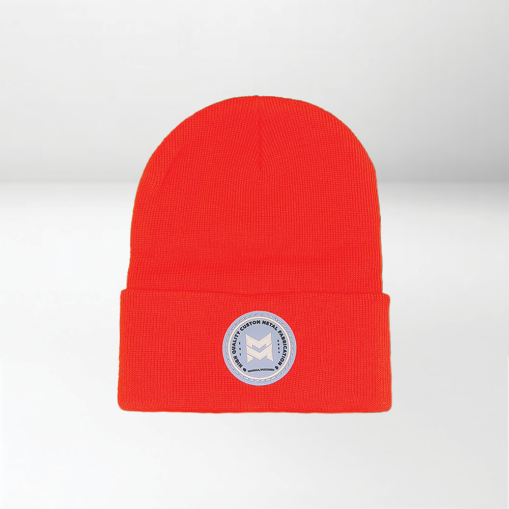 Meticulous Metalworx Blaze Orange Beanie