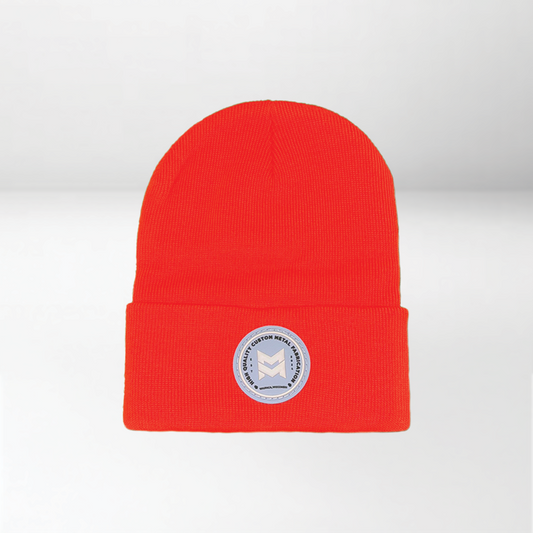 Meticulous Metalworx Blaze Orange Beanie