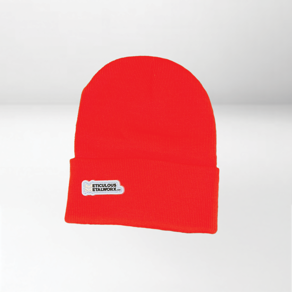 Meticulous Metalworx Blaze Orange Beanie