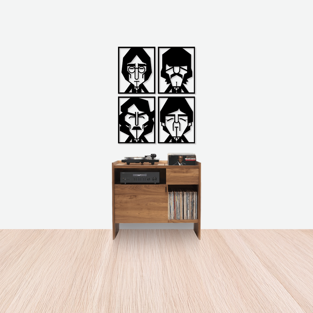 The Beatles Band Member Sign Collection