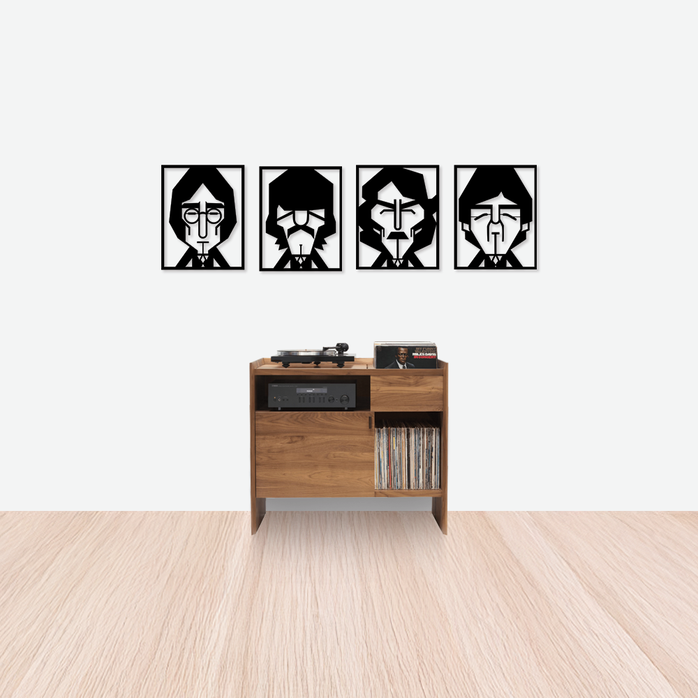 The Beatles Band Member Sign Collection